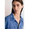 Micenas Woman Shirt Mid Blue Denim Blue - Shirts - 5