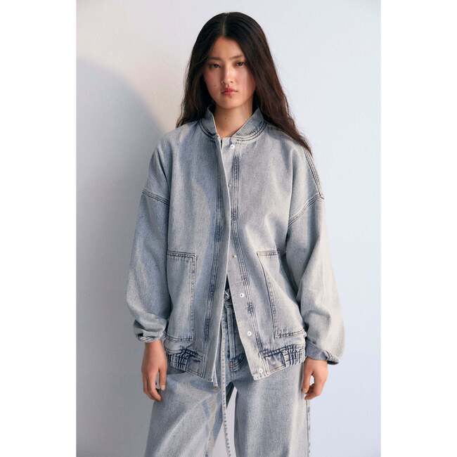 Chios Woman Bomber Blue - Jackets - 2