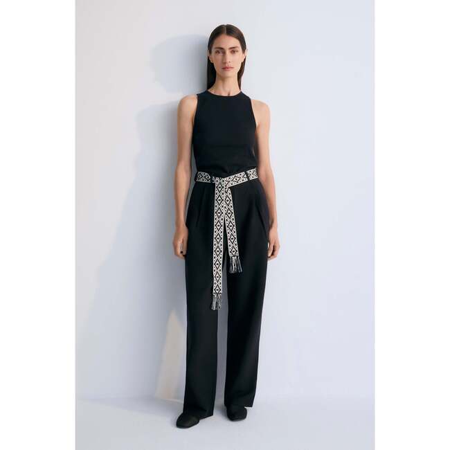 Orfeo Woman Top Caviar Black