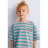 Smiley T-shirt Stripes Hibiscus SmileyWorld® Pink - T-Shirts - 2