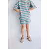 Smiley T-shirt Stripes Hibiscus SmileyWorld® Pink - T-Shirts - 3