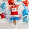 Patriotic Star Patch Tank Tutu Dress, Multi - Dresses - 4
