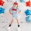 Patriotic Bow Patch Trucker Hat, Red - Hats - 2