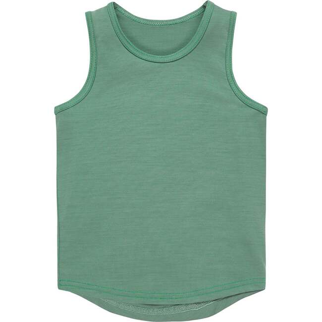 Ultrafine Merino Tank Top, Emerald Green