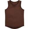 Ultrafine Merino Tank Top, Chocolate Brown - Tank Tops - 1 - thumbnail