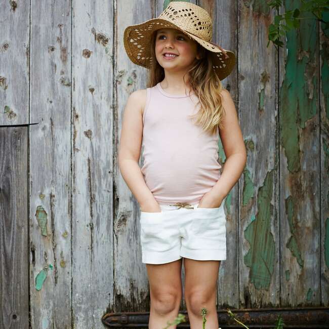 Ultrafine Merino Tank Top, Pink Peach Blossom - Tank Tops - 2