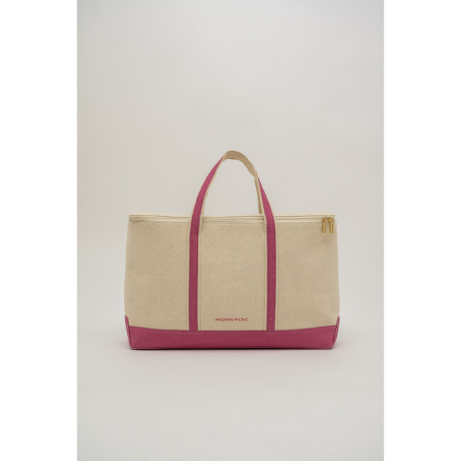 The Cooler, Pink Natural Canvas