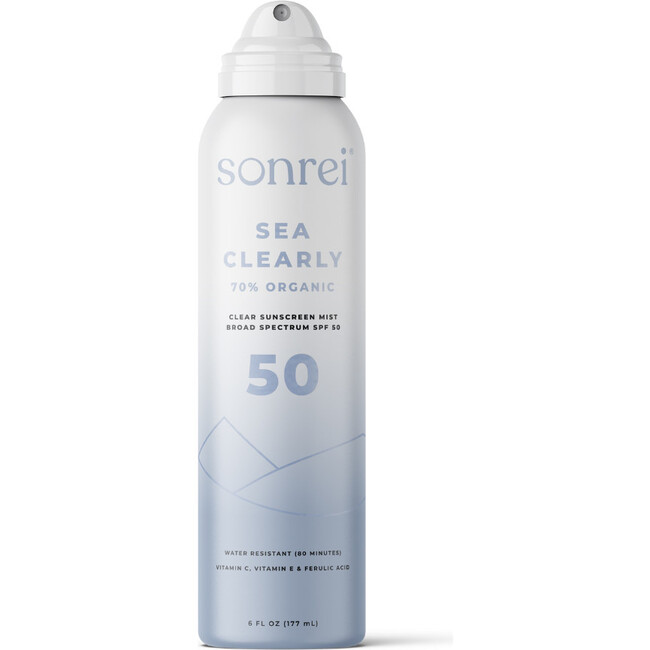 Sea Clearly Organic SPF 50 Clear Sunscreen Mist