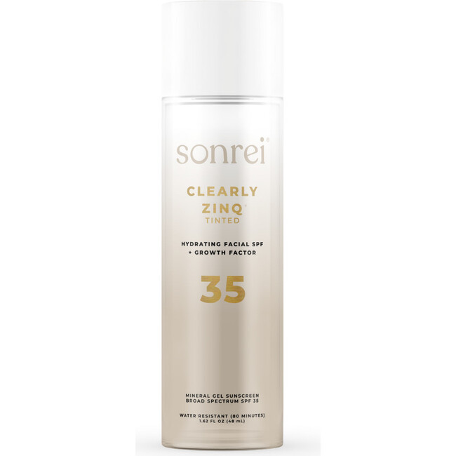 Clearly Zinq® Tinted Hydrating Facial SPF 35 + Growth Factor Sunscreen Mineral Primer