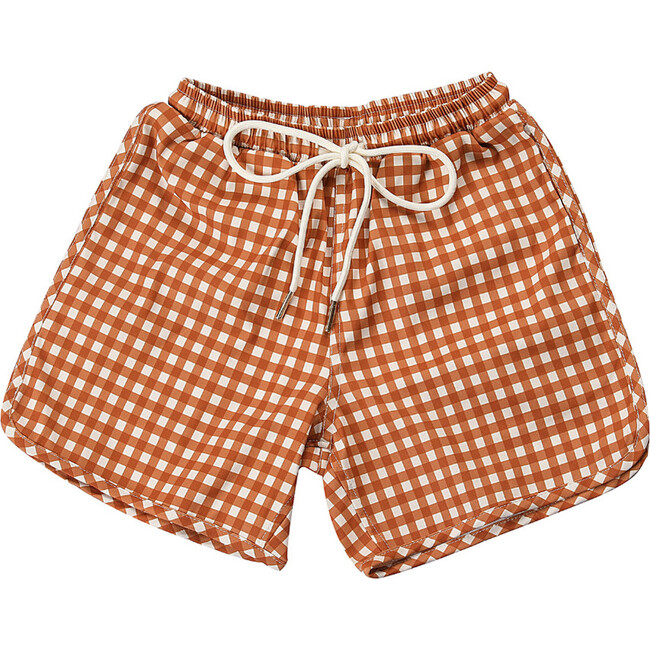Swim Trunks | UPF + Recycled, Sienna Gingham