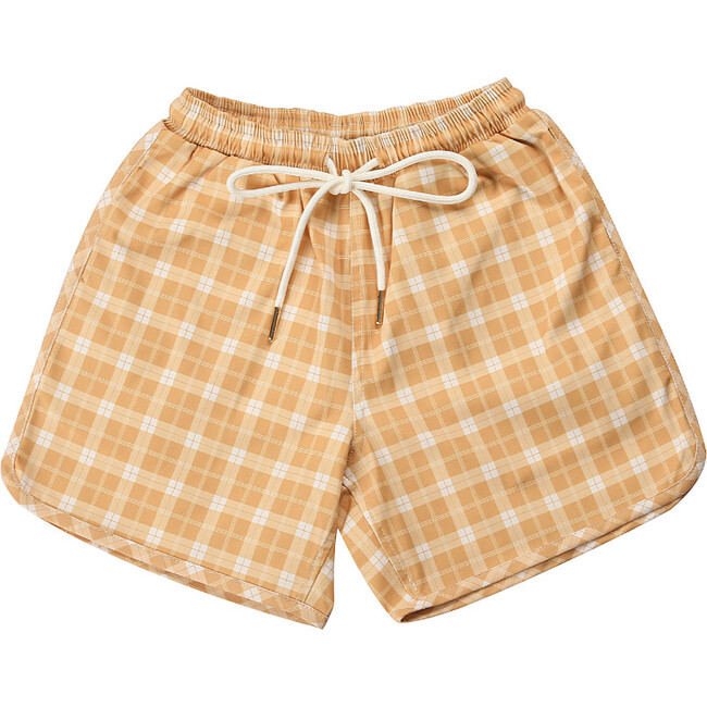 Swim Trunks | UPF + Recycled, Buckwheat Plaid