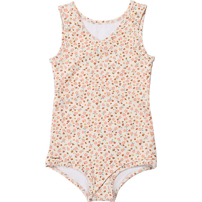 Sweetheart 1 Piece Swimsuit | UPF + Recycled, Sunset Meadow