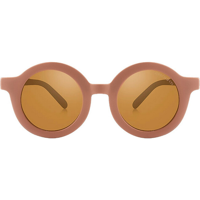 Original Round Sustainable Sunglasses Polarized, Heather Rose