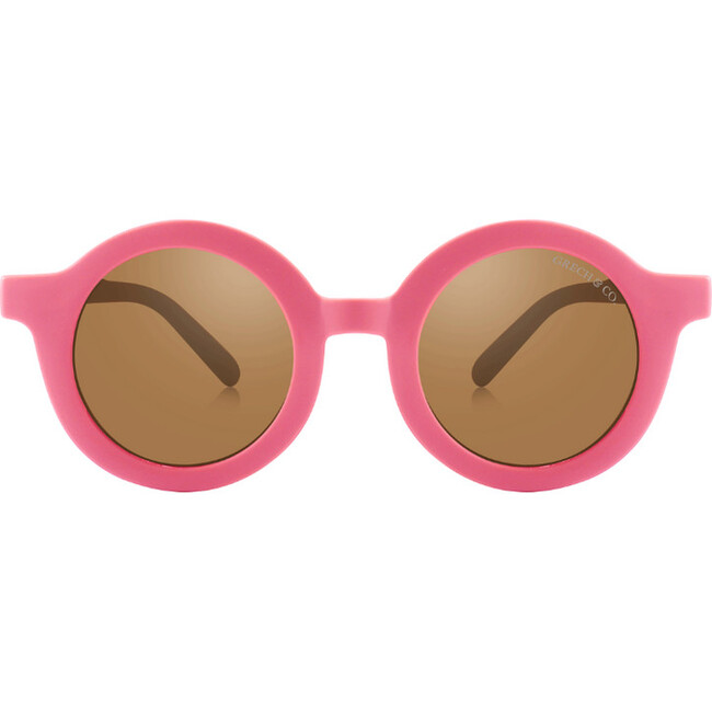 Original Round Sustainable Sunglasses Polarized, Bubble Gum