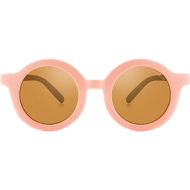 Original Round Sustainable Sunglasses Polarized, Blush Bloom