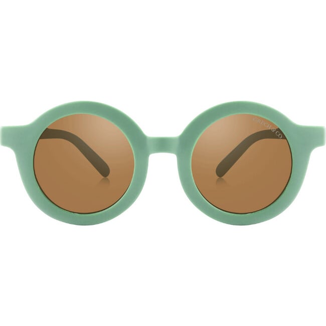 Original Round Sustainable Sunglasses Polarized, Fern
