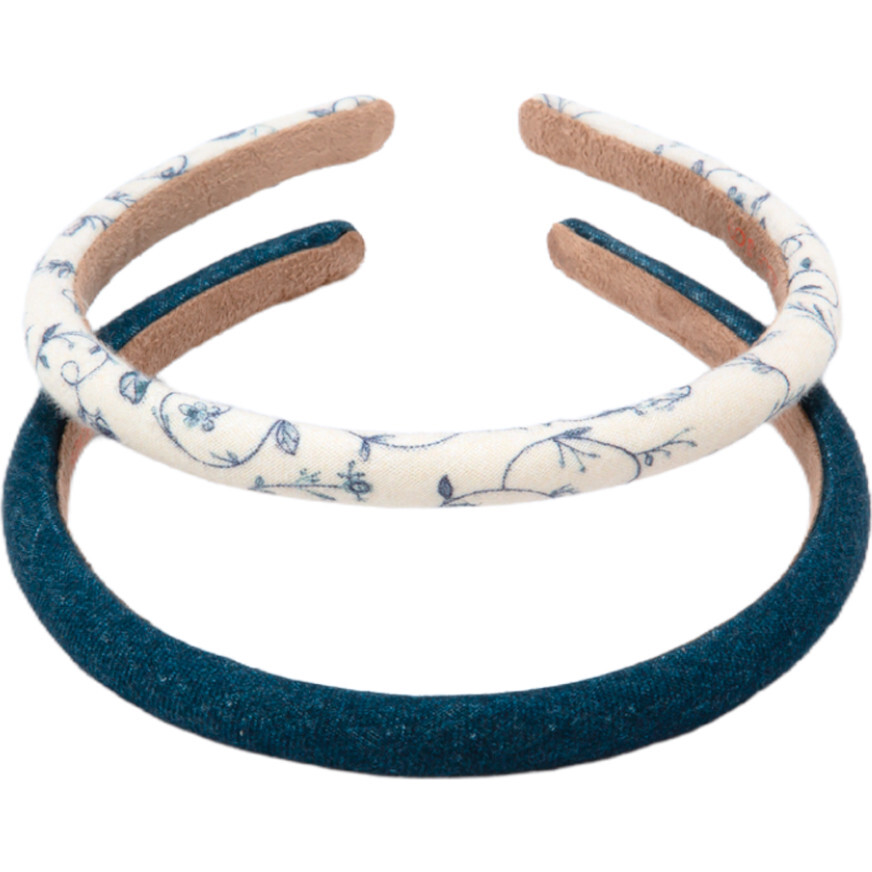 Classic Headband | Set of 2 | Organic Cotton, Scandi Floral - Hair Accessories - 1