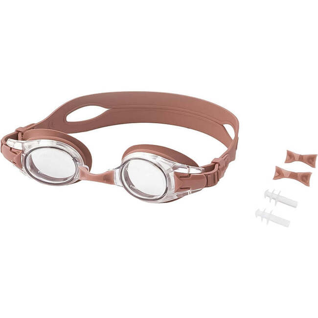 Anti UV + Fog Swim Goggles, Heather Rose