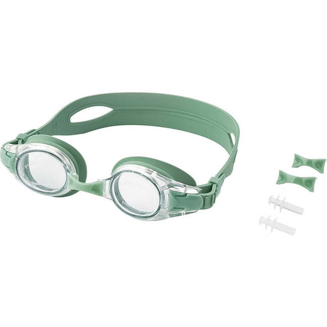 Anti UV + Fog Swim Goggles, Fern