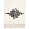 Snake Embellished Throw - Throws - 1 - thumbnail