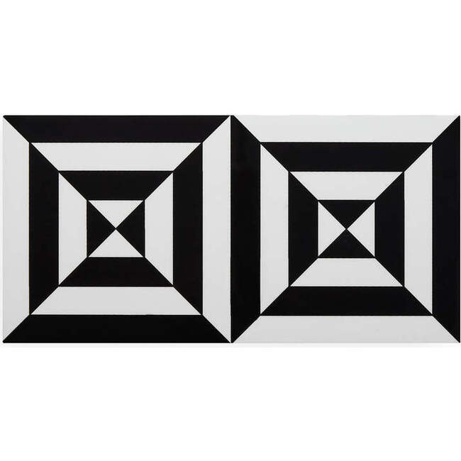 Small Op Art Lacquer Box - Accents - 3