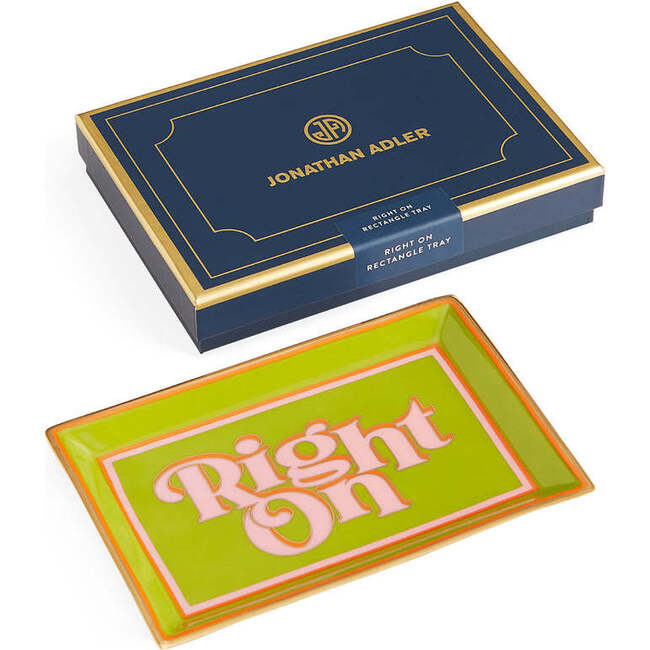 Right On Rectangle Tray - Accents - 3