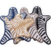 Reversible Zebra Bath Mat, Grey - Bath Mats - 2