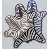 Reversible Zebra Bath Mat, Grey - Bath Mats - 3