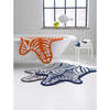 Reversible Zebra Bath Mat, Grey - Bath Mats - 4