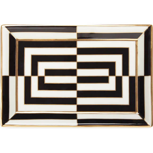 Op Art Rectangle Tray