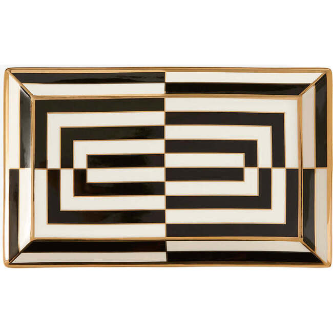 Op Art Rectangle Serving Tray