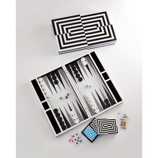 Op Art Lacquer Card Set - Games - 2