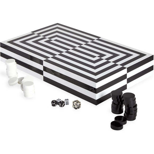 Op Art Backgammon Set - Games - 3