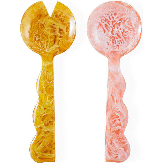 Como Ripple Salad Serving Set