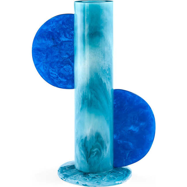 Como Cylinder Vase, Blue