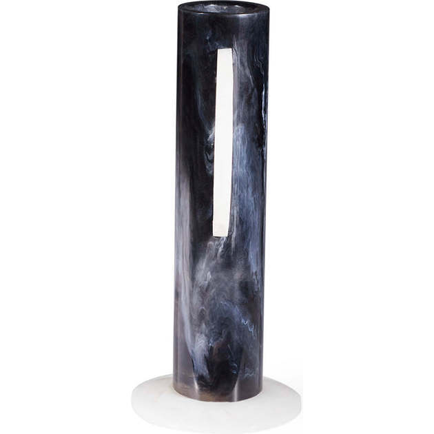 Como Cylinder Vase, Black - Vases - 2