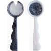 Como Black & White Ripple Salad Serving Set - Tableware - 1 - thumbnail