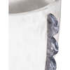 Como Black & White Scalloped Urn - Accents - 2