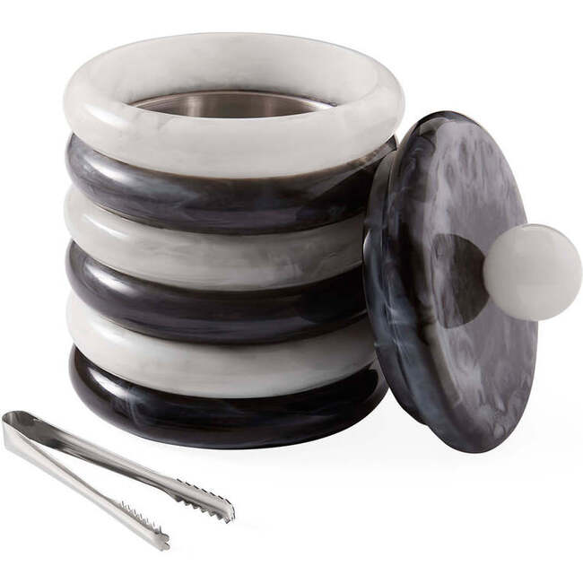 Como Black & White Ice Bucket - Drinkware - 2