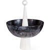 Como Black & White Finial Bowl - Accents - 1 - thumbnail