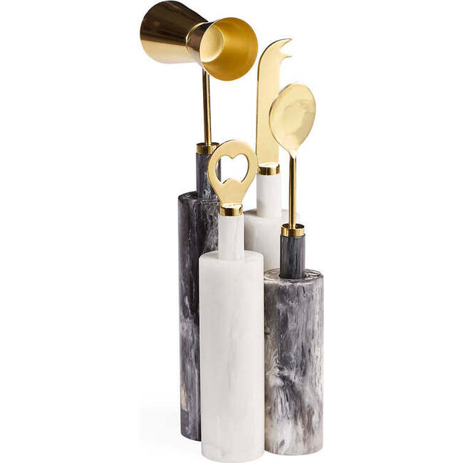 Como Black & White Barware Set - Drinkware - 2