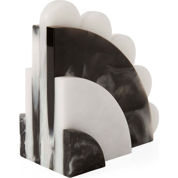 Mustique Black & White Bookends - Accents - 3