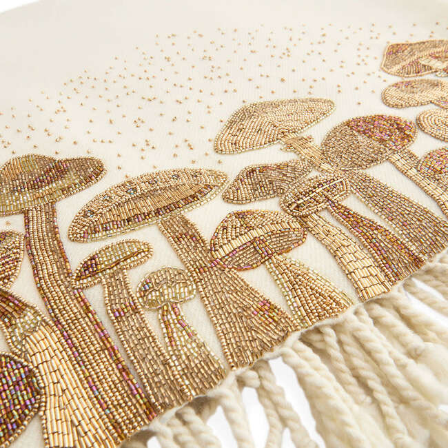 Mushrooms Embellished Throw - Throws - 2