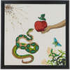Muse Snake & Apple Beaded Art - Art - 1 - thumbnail