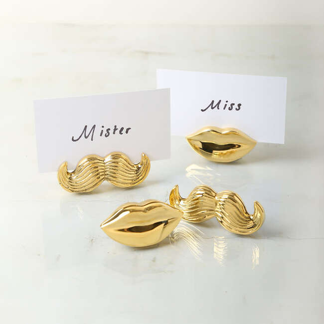 Mr. & Mrs. Muse Place Card Holder Set - Games - 3
