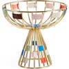 Miami Pedestal Bowl - Accents - 1 - thumbnail