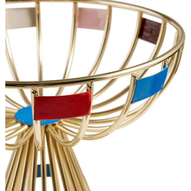 Miami Pedestal Bowl - Accents - 2