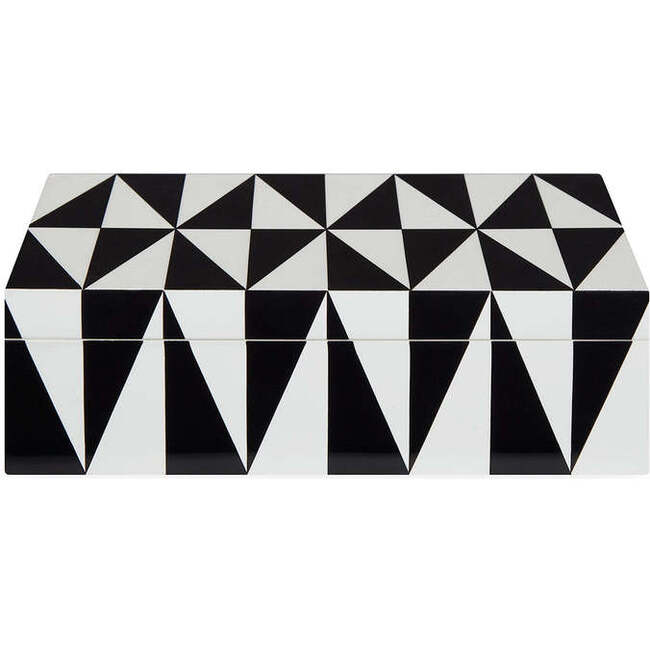 Medium Op Art Lacquer Box