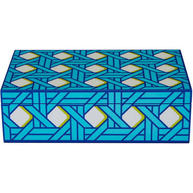 Medium Basketweave Lacquer Box