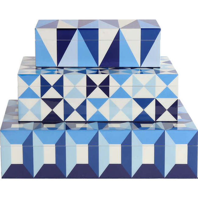 Medium Sorrento Lacquer Box - Accents - 4